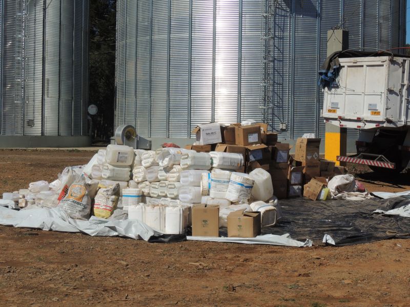 Uma semana de trabalho e mais de 25 mil embalagens de agrotóxicos retiradas do campo