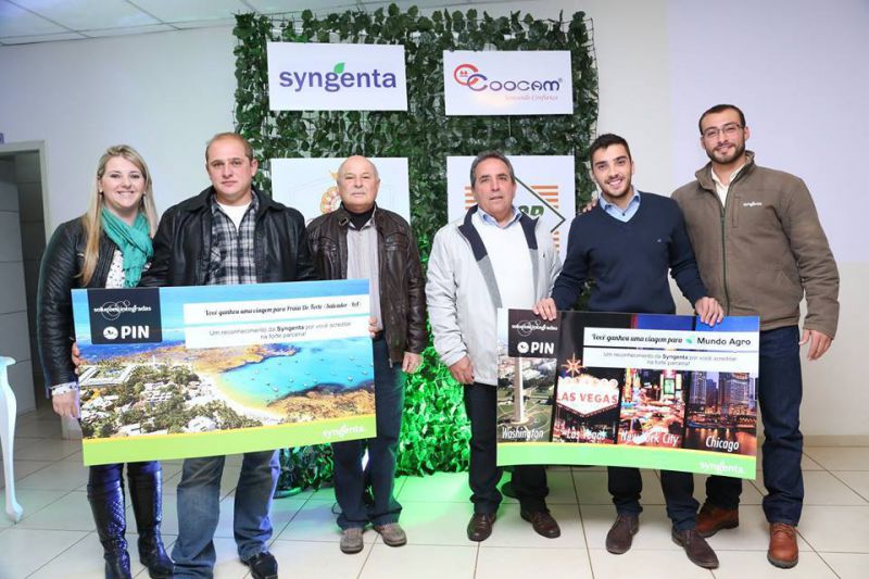 Altíssimos tetos produtivos garantem premiação para associados da Coocam em concurso de produtividade de soja e milho da Syngenta