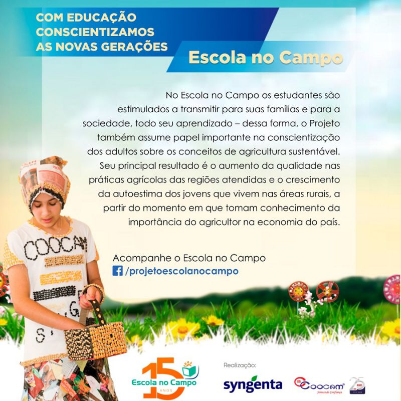 Encerramento da 15ª edição do Projeto Escola no Campo