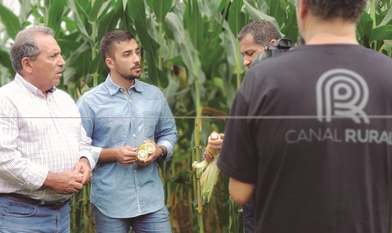 Equipe do Canal Rural visitou a Fazenda São João, da família Di Domenico